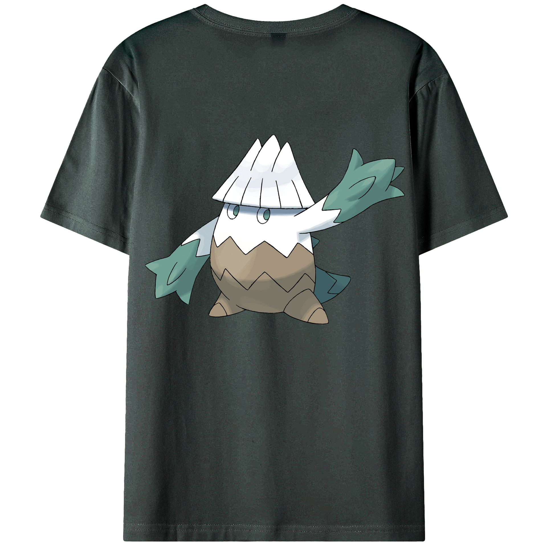 （画像用） ポケットモンスター Pokémon 綿100％ メンズ半袖Tシャツ（バックプリント） 通気性